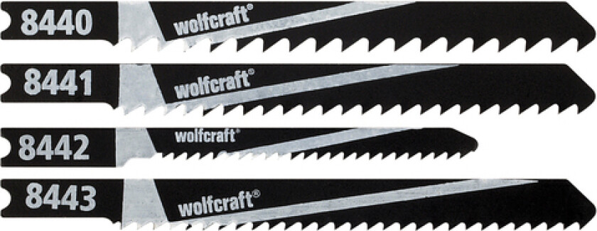 wolfcraft GmbH 8440000, Stikksagblad, Mykt tre, 10 stykker