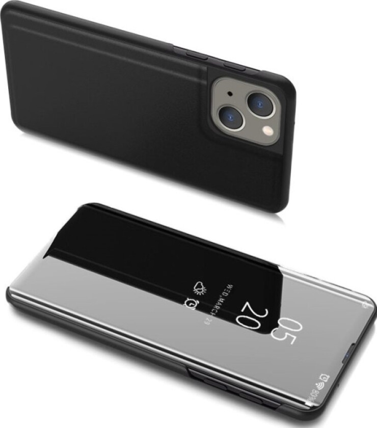 Clear View Case Futera Etui Z Klapk Iphone 13 Mini Czarny