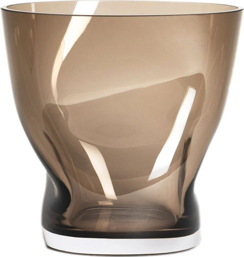 Squeeze tulipanvase 18 cm Brun