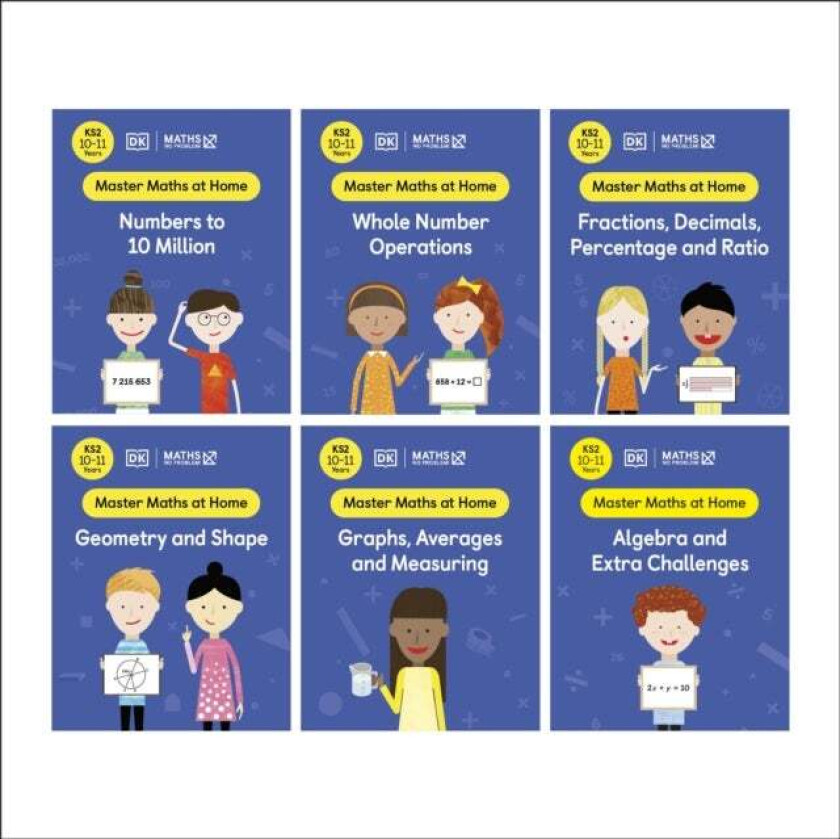 Maths ¿ No Problem! Collection of 6 Workbooks, Ages 10-11 (Key Stage 2) av Maths ¿ No Problem!