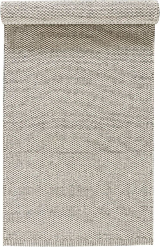 Lea ullteppe naturhvit 80x240 cm