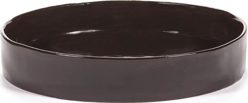 La Mère dyp tallerken L Ø25 cm Dark brown