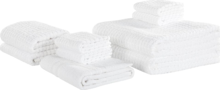 White Cotton Towel Set 9