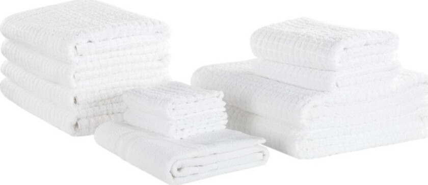 White Set Of Cotton Towels 11