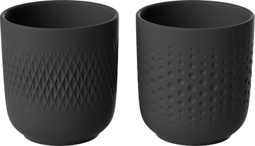 Manufacture Collier kopp 2-pakning Svart