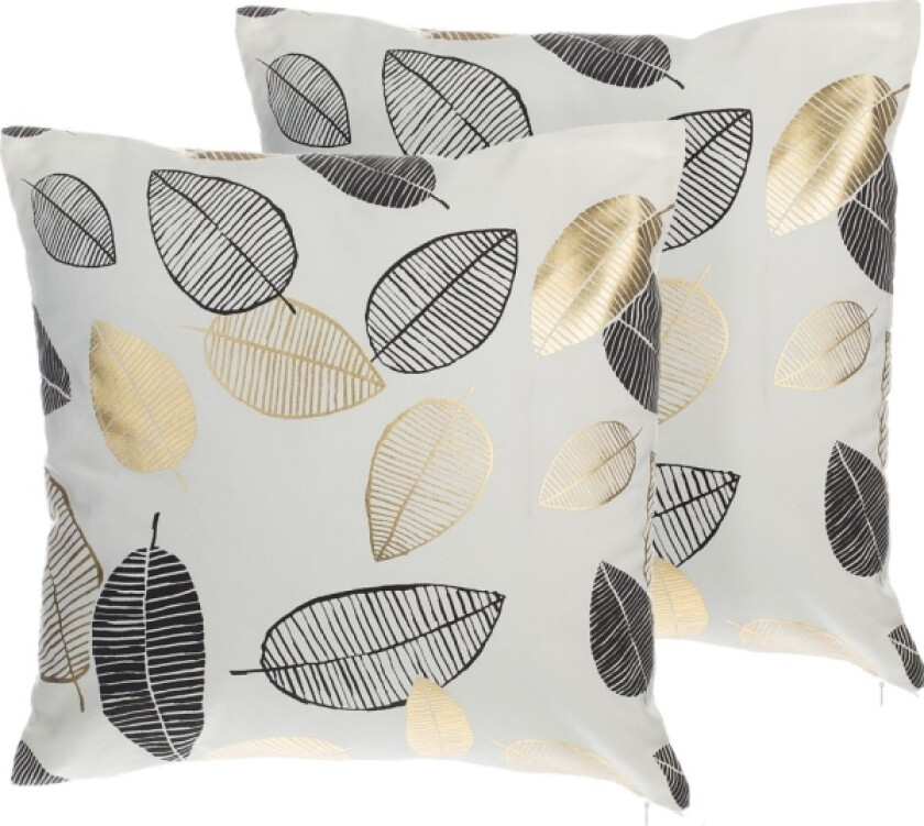Bilianis Set Of 2 Decorative Cushions 45 X 45 Cm In The List White Lotus
