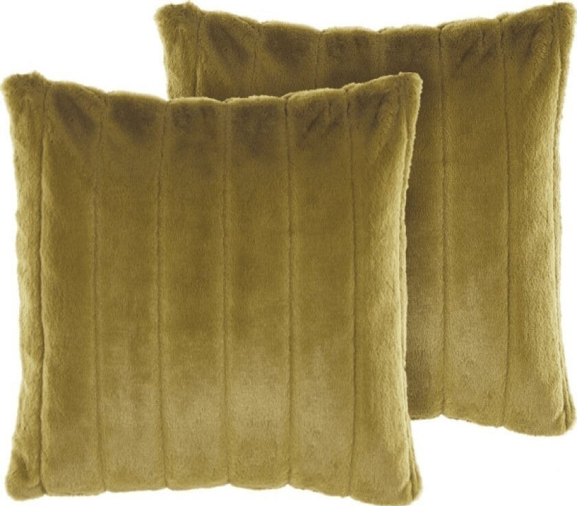 2 Decorative Body Cushions 45 X 45 Cm Green Pumile
