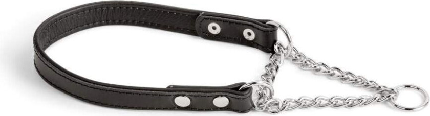 Feel Basic Vadderat Halsband Halvstryp Svart (2 x 35-50 cm)