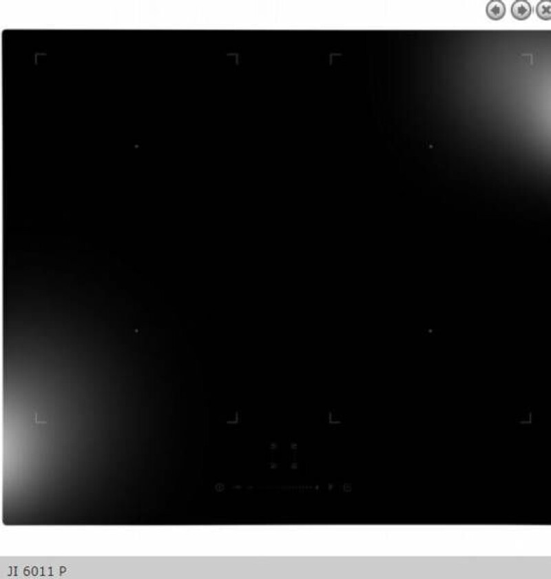 induksjon Platetopp 60 Cm Svart ji 6031 F