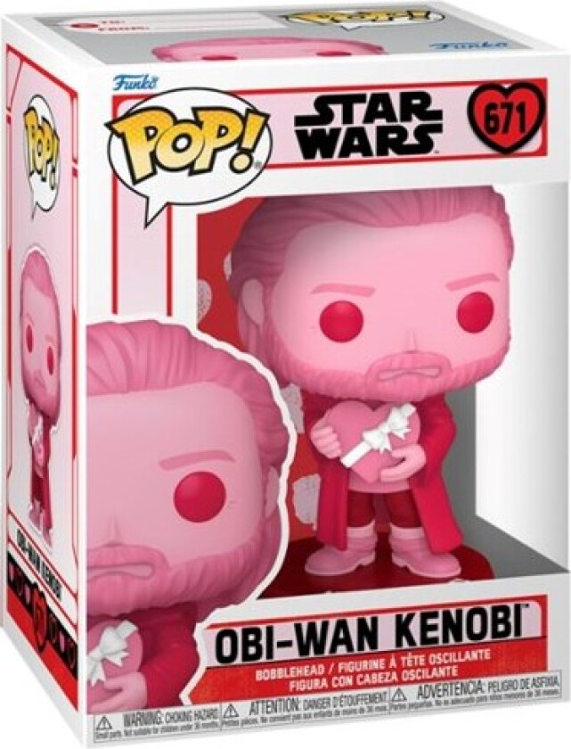 - POP Vinyl SW Valentines S4 Obi-Wan Kenobi - Figur