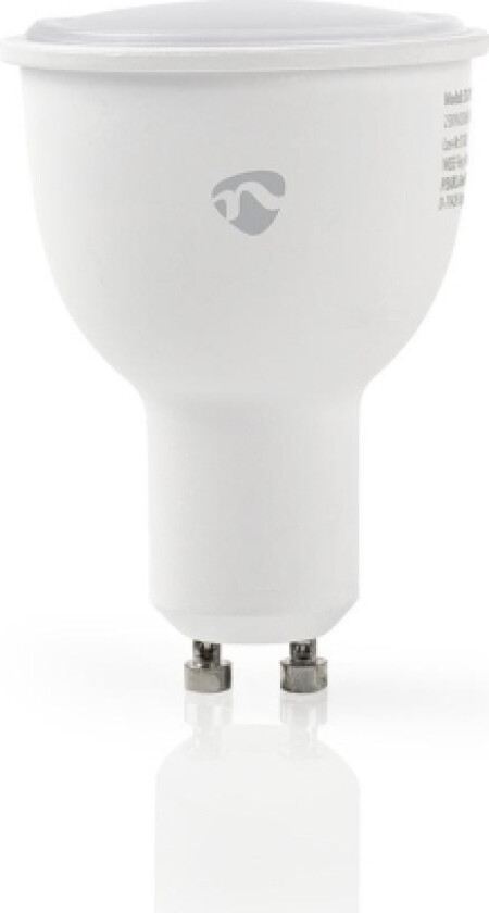 WIFILW10WTGU10, 4,5 W, GU10, 380 lm, 25000 timer, Kjølig hvit, Varm hvit, Hvit