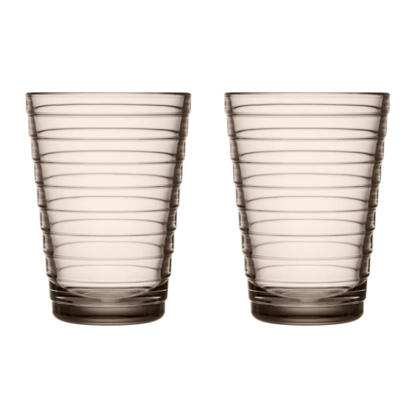 iittala Aino Aalto vannglass 2-pack 33 cl Lin