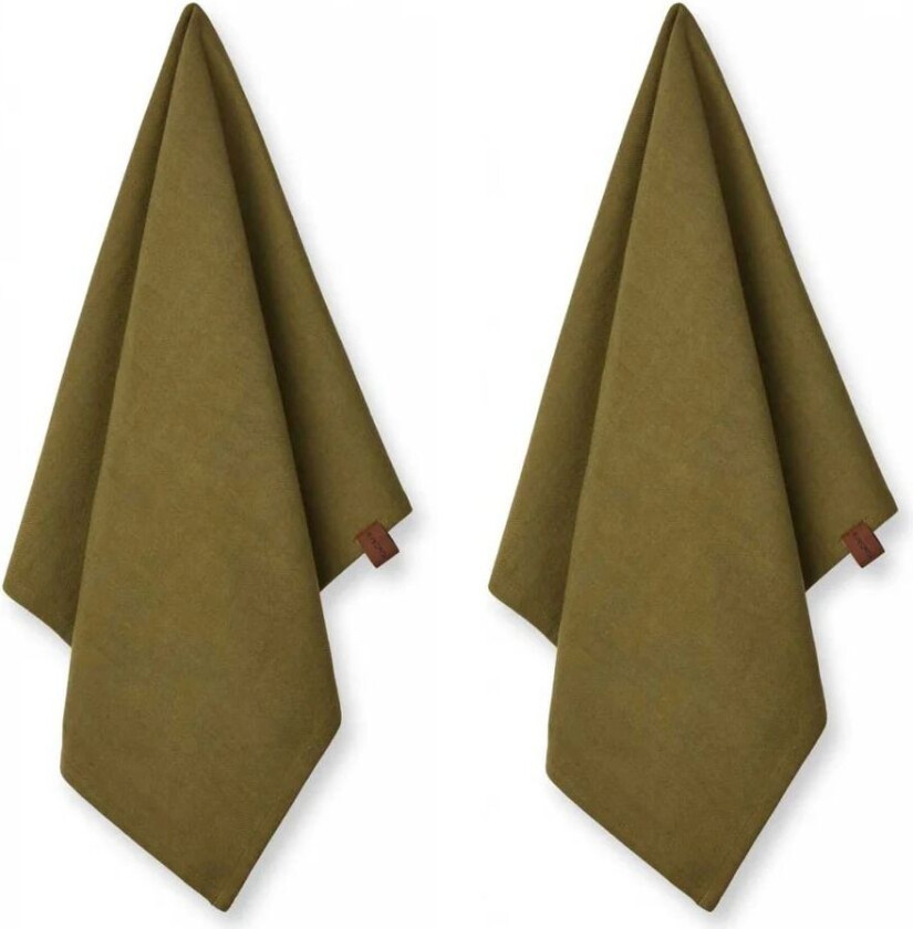 økologisk kjøkkenhåndkle 45 x 70 cm 2-pakning Fern