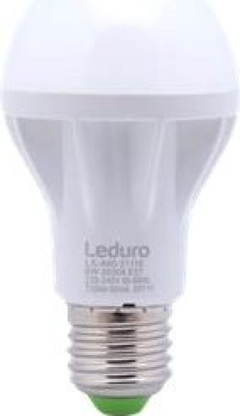 - LED-lyspære - form: A60 - E27 - 6 W - 3000 K