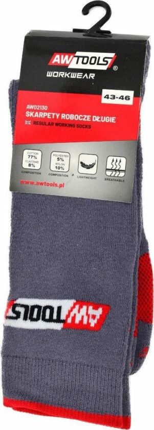 AWTools AWTOOLS LANGE SOKKER STØRRELSER 43-46 AW02130 AWTOOLS