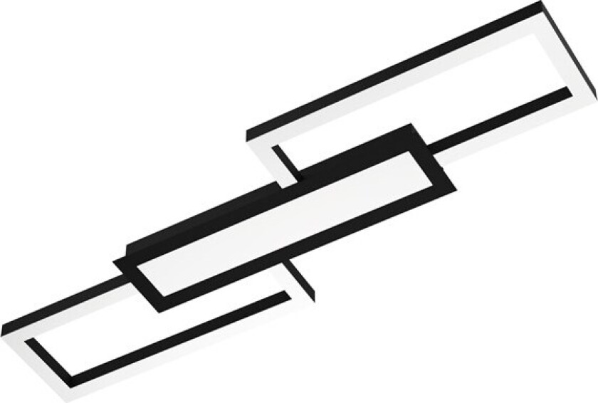 Monirote, LED, 4450 lm, IP20, Sort, Hvit
