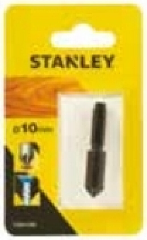 Stanley STA61500-XJ, bor, undersøm, 1 cm, tre, sekskantet skaft, svart