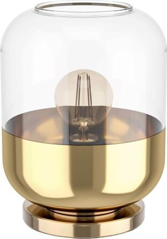 Maryvilla, Bronse, Gull, Gjennomsiktig, Glass, Stål, IP20, II, E27, 1 ampuller