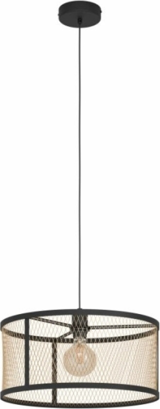 Dellow, 1 ampuller, E27, Sort