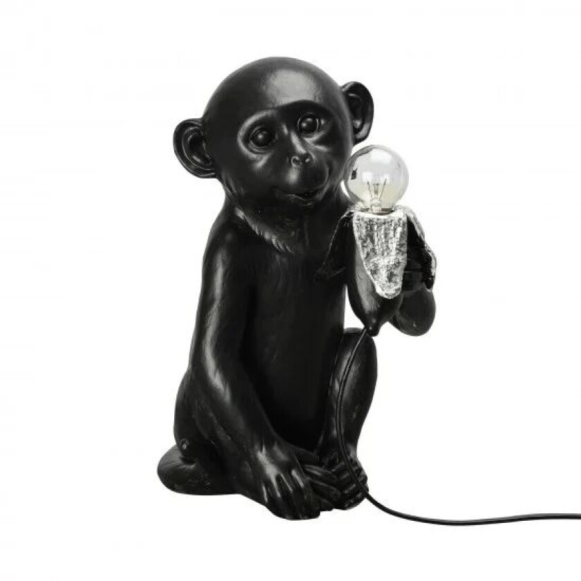 Banana Monkey bordlampe Svart