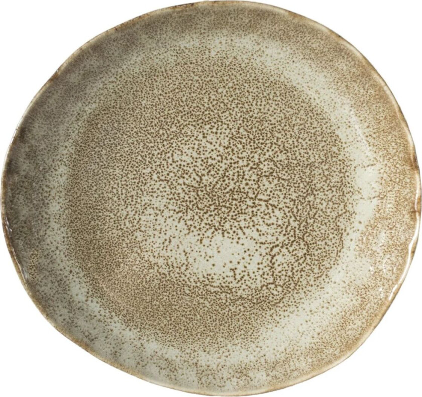 Mika tallerken 21 cm natur