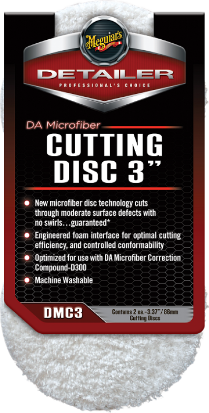 Meguiars Microfiber Cutting Disc - 3 - 2-pak