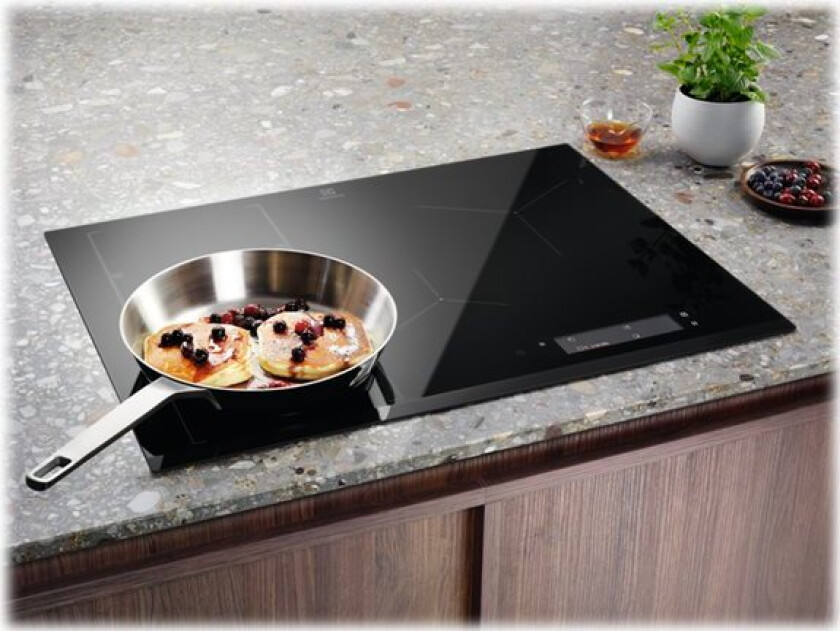 Sense EIS7548 - Induksjonskomfyrtopp - 4 plater - Nisje - bredde: 68 cm - dybde: 49 cm - mørkegrå - uten ramme