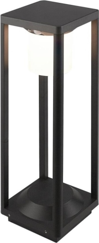 Megatron MT70014 Solcelle-udendørsstanderlampe med bevægelsessensor 2 W Varmhvid Sort