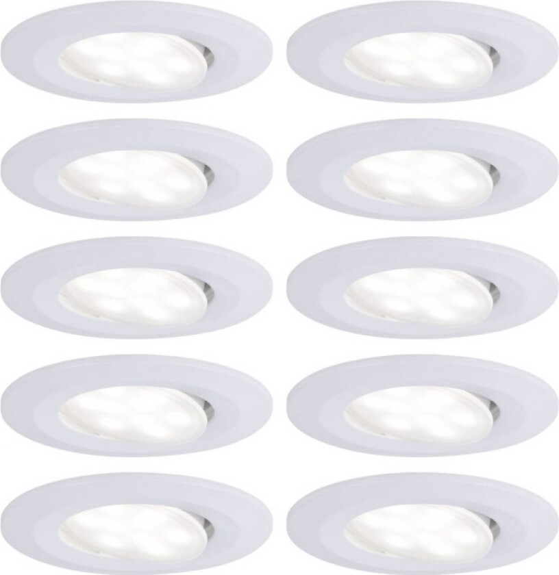 999.22, Indbygget lysplade, 10 pære(r ), LED, 4000 K, 530 lm, Hvid