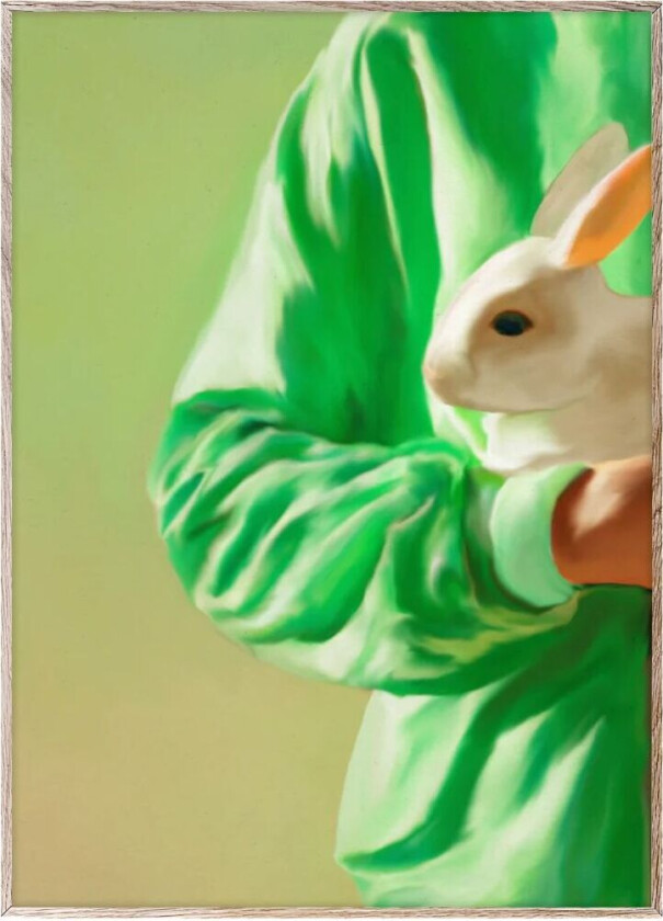 White Rabbit poster 30 x 40 cm