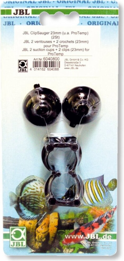 JBL ProTemp Sugekoppfeste til Akvariumsvarmer 23mm