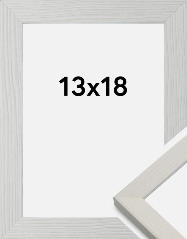Ramme Fiorito Hvit 13x18 Cm