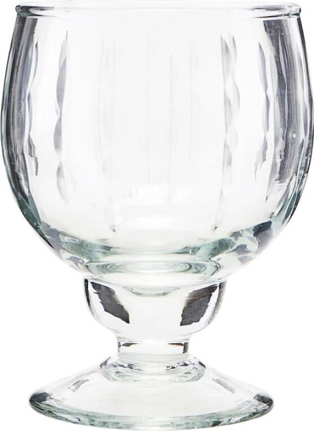 Vintage hvitvinsglass klar