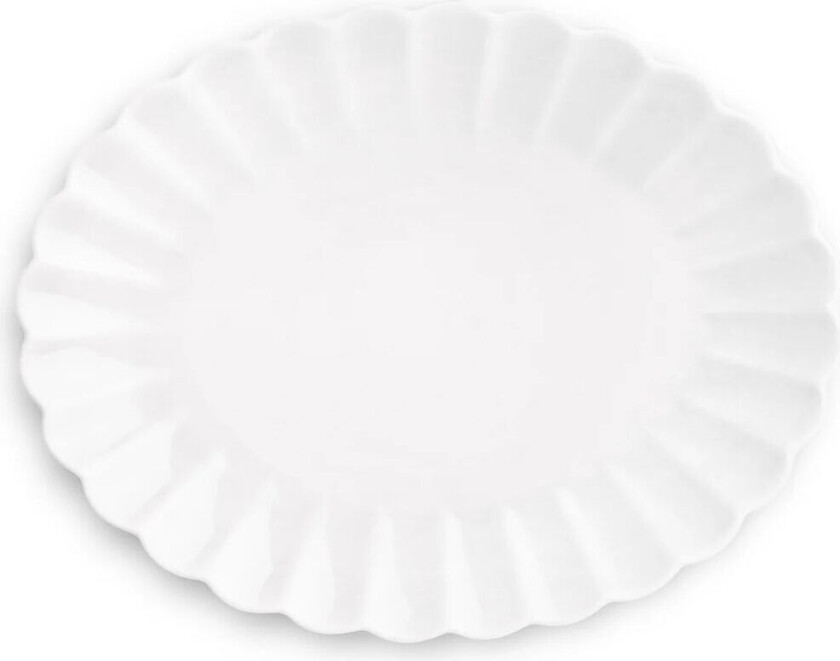 Oyster fat 30 x 35 cm Hvit