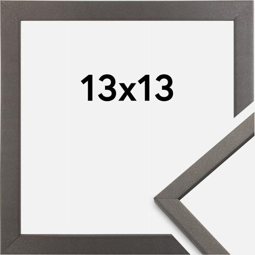 Ramme Edsbyn Grafitt 13x13 Cm