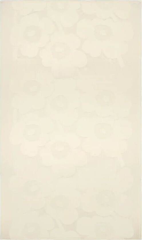 Unikko duk 140 x 250 cm White-off white
