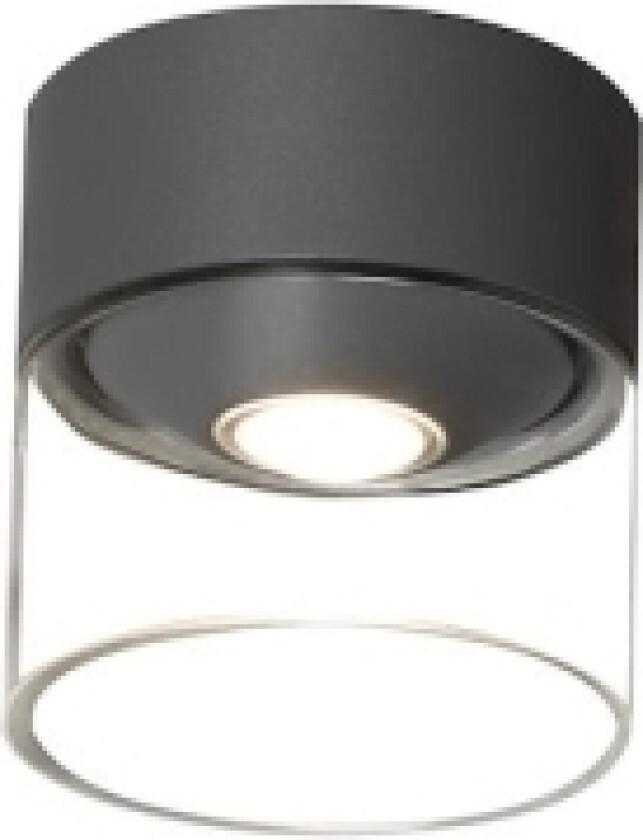 7883-370, Taklys, Grå, Aluminium, IP54, Fasade, I