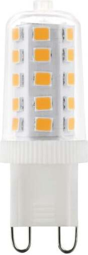 Eglo - LED-lyspære - G9 - 3 W (ekvivalent 30 W) - klasse F - varmt hvitt lys - 3000 K