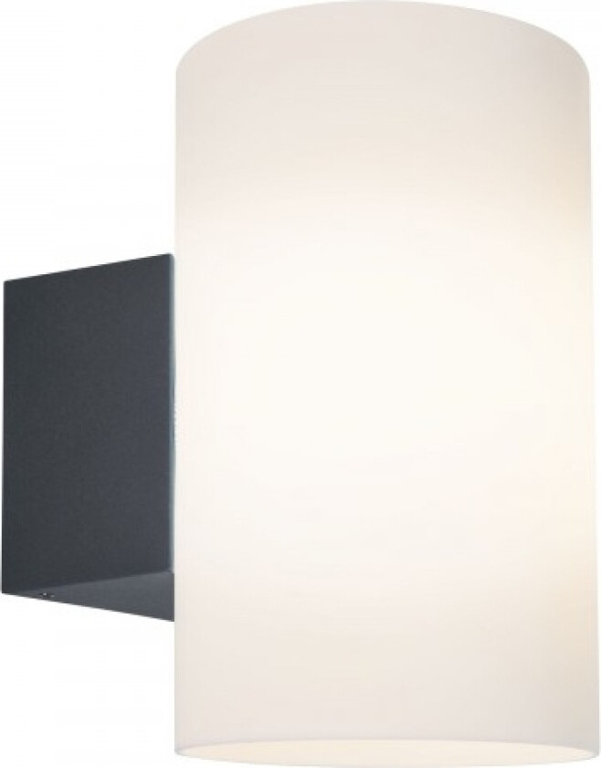 941.86, Vegglys, Antrasitt, Plast, IP54, Fasade, Veggmontering