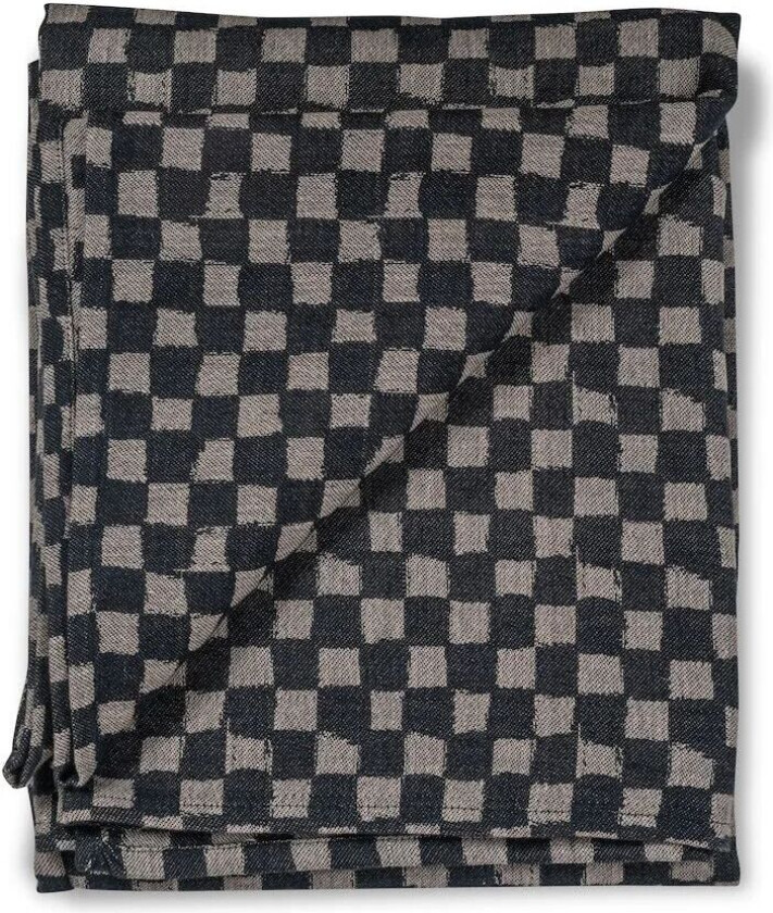 Checki duk 150 x 250 cm Svart