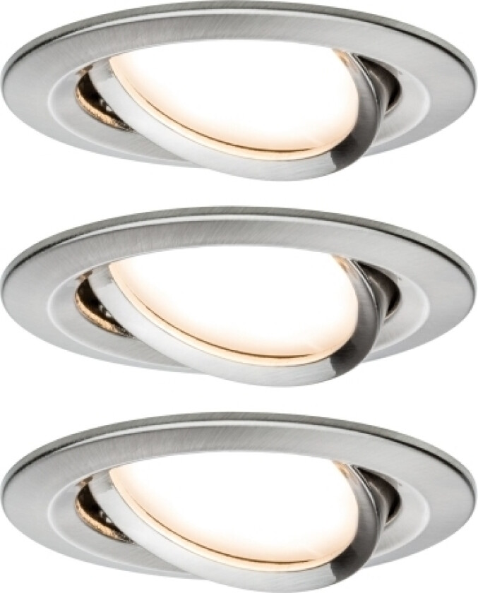 Nova Plus, Smartlyspunkt, Børstet stål, ZigBee, LED, Varm hvit, 2700 K