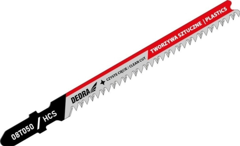 stikksagblad 100/75mm, plast, HCS, T, 2 stk.