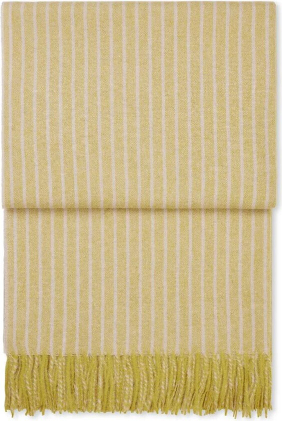 Stripes pledd 130 x 200 cm Light yellow
