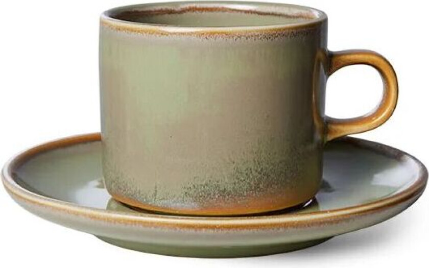 Home Chef kopp med fat 22 cl Moss green