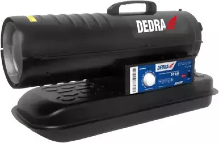 DEDRA DED9950A, Industriell varmevifte, 20000 W, Bærbar, Sort, 365 m³/t, 1,65 l/t