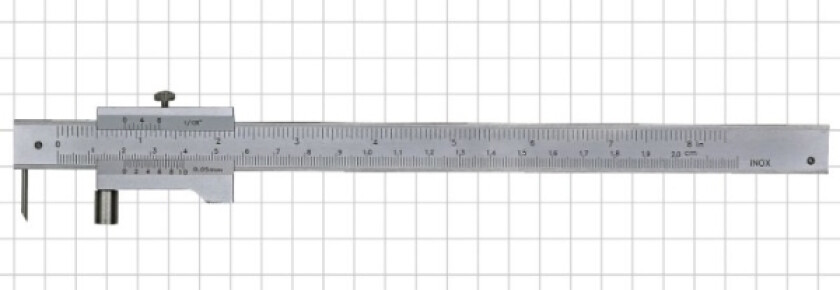 caliper 400 skrivende 0,05 karbidpenn (201.154)