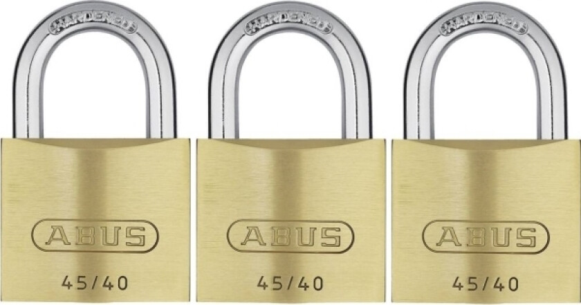 ABVS11825 Hængelås 39 mm Identiske Nøglelås