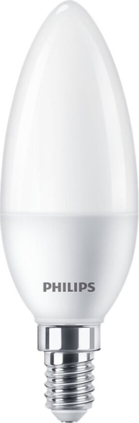 - LED-lyspære - form: B38 - mattslipt finish - E14 - 7 W (ekvivalent 60 W) - klasse E - kjølilg hvitt lys - 4000 K