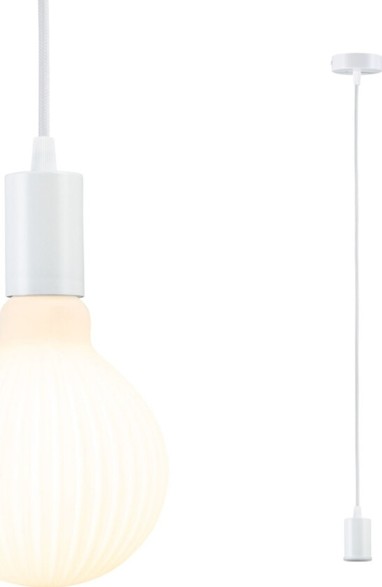 71135 Pendullampe E27 Hvid (mat)