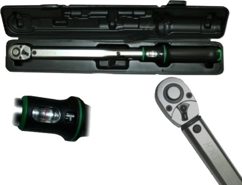 MOMENTNØKKEL 1/2" 40-200Nm